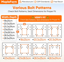 Load image into Gallery viewer, Universal ZTRs, Loaders, Gator, Lawn Movers, Tractor Seat, Utility Seat for John Deere #MFS143
