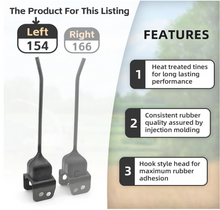 Load image into Gallery viewer, (20) Left Rubber Mounted Rake Teeth for Allen & Ford & New Holland 256 258 259 260 56B_#MF154