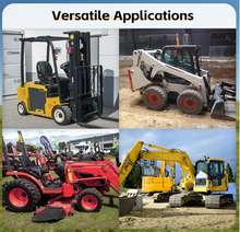 Load image into Gallery viewer, Universal Fork Lift Seat w/armrest 355, Fold Down, Fits ZTR's Skid Steer, Utility Trucks #MF355BK