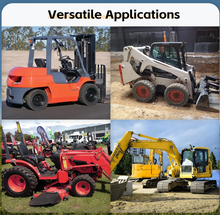 Load image into Gallery viewer, Forklift & Skid Steers,New Molded Seat w/Seat Belt and Switch FITS Toyota Nissan, Komatsu, MISUBISHI_#MF3901BK