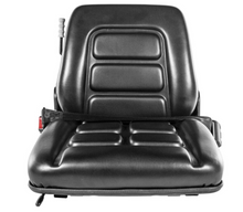 Load image into Gallery viewer, Universal Forklift Seat Suspension Retractable Seat Belt Seat Adjustable (3-Stage Adjustable Weight) #MF357BK