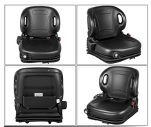 Load image into Gallery viewer, Forklift Tractor Suspension Seat w/Adjustable Backrest, Compatible with Toyota Tractors, Forklifts, Suspension Tractor Seat and Forklift Seat with Seat Belt for Replacement_#MF3902BK