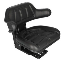 Load image into Gallery viewer, Universal Tractor Adjustable Suspension Seat fits John Deere, Fiat, Ford, Kubota, Massery Ferguson #MFS510BK(Black)