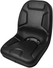 Load image into Gallery viewer, High Back Vinyl Compact Tractor Seat 530 FITS Kubota, Yanmar Massey Ferguson Mitsubishi White Satoh Mahindra Hesston Rhino Kumiai_#MF530BK